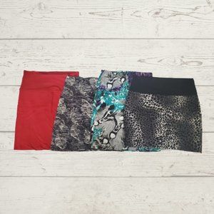 Set of 4 Bodycon Skirts